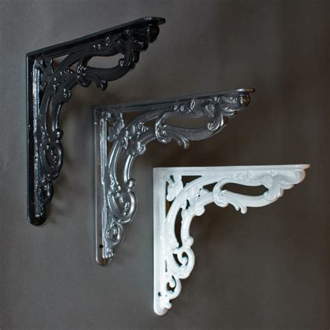 decorative metal bracket|ornate metal shelf brackets.